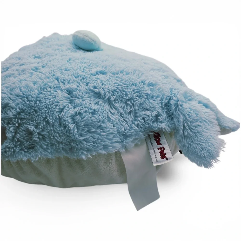 Original Pillow Pets Dolphin Blue Squeaky Plush Stuffed Animal Pillow 2010